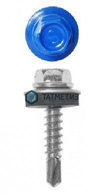 Саморез окраш.кров. 5,5х19 /5005/  (250 шт/уп)  КК -  магазин крепежа «ТАТМЕТИЗ»