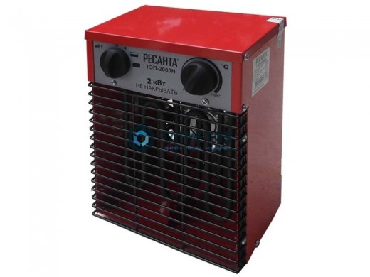 Тепловая электрическая пушка ТЭП-2000Н (компактная) Ресанта |  «ТАТМЕТИЗ» Тепловая электрическая пушка ТЭП-2000Н (компактная) Ресанта -  магазин крепежа «ТАТМЕТИЗ»