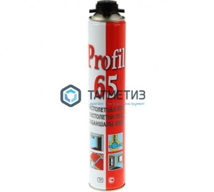Пена монтажная проф PROFIL 65 820 мл /12 |  «ТАТМЕТИЗ» Пена монтажная проф PROFIL 65 820 мл /12 -  магазин крепежа «ТАТМЕТИЗ»