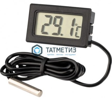 Термометр электронный с дистанционным датчиком измерения температуры REXANT |  «ТАТМЕТИЗ» Термометр электронный с дистанционным датчиком измерения температуры REXANT -  магазин крепежа «ТАТМЕТИЗ»