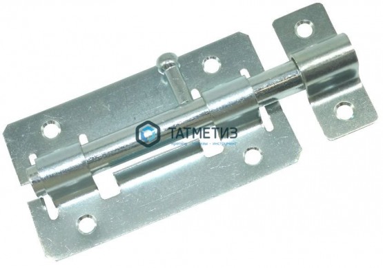 Задвижка дверная ЗД-01 цинк |  «ТАТМЕТИЗ» Задвижка дверная ЗД-01 цинк -  магазин крепежа «ТАТМЕТИЗ»