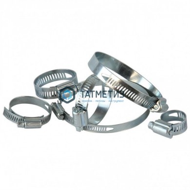 Хомут червячный   40-60 мм-10 мм NOVA |  «ТАТМЕТИЗ» Хомут червячный   40-60 мм-10 мм NOVA -  магазин крепежа «ТАТМЕТИЗ»
