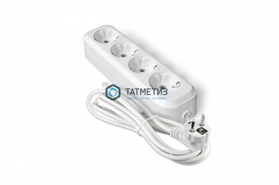 Удлинитель бытовой 4х3м с заземл. 10А, ПВС 3x0,75, UNIVersal У10-555 |  «ТАТМЕТИЗ» Удлинитель бытовой 4х3м с заземл. 10А, ПВС 3x0,75, UNIVersal У10-555 -  магазин крепежа «ТАТМЕТИЗ»