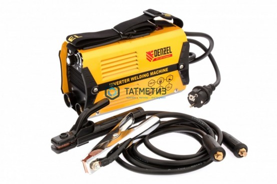 Аппарат инвертор. дуговой сварки DS-160 Compact, 160 А, ПВ 70%, диам.эл. 1,6-3,2 мм// Denzel |  «ТАТМЕТИЗ» Аппарат инвертор. дуговой сварки DS-160 Compact, 160 А, ПВ 70%, диам.эл. 1,6-3,2 мм// Denzel -  магазин крепежа «ТАТМЕТИЗ»