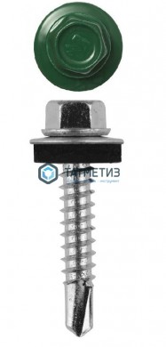 Саморез окраш.кров. 5,5х32 /6005/ DAXMER M (3000 шт/уп) |  «ТАТМЕТИЗ» Саморез окраш.кров. 5,5х32 /6005/ DAXMER M (3000 шт/уп) -  магазин крепежа «ТАТМЕТИЗ»