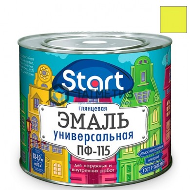 Эмаль ПФ-115  ЖЕЛТАЯ  1,8 кг-. /6 СТАРТ |  «ТАТМЕТИЗ» Эмаль ПФ-115  ЖЕЛТАЯ  1,8 кг-. /6 СТАРТ -  магазин крепежа «ТАТМЕТИЗ»