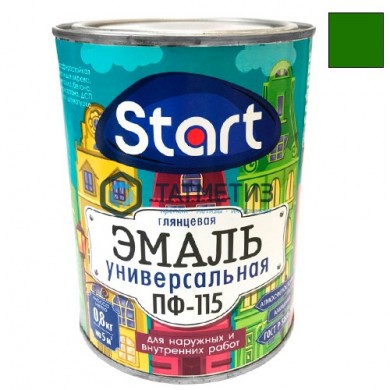 Эмаль ПФ-115  ЗЕЛЕНАЯ  0,8 кг-. /14 СТАРТ |  «ТАТМЕТИЗ» Эмаль ПФ-115  ЗЕЛЕНАЯ  0,8 кг-. /14 СТАРТ -  магазин крепежа «ТАТМЕТИЗ»