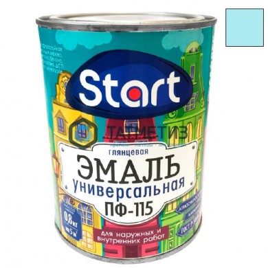 Эмаль ПФ-115  СВЕТЛО-ГОЛУБАЯ  0,8 кг-. /14 СТАРТ |  «ТАТМЕТИЗ» Эмаль ПФ-115  СВЕТЛО-ГОЛУБАЯ  0,8 кг-. /14 СТАРТ -  магазин крепежа «ТАТМЕТИЗ»