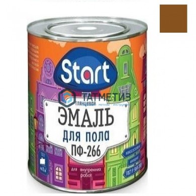 Эмаль ПФ-266  СТАРТ  ЖЕЛТО-КОРИЧНЕВАЯ  0,8 кг-. /14 |  «ТАТМЕТИЗ» Эмаль ПФ-266  СТАРТ  ЖЕЛТО-КОРИЧНЕВАЯ  0,8 кг-. /14 -  магазин крепежа «ТАТМЕТИЗ»