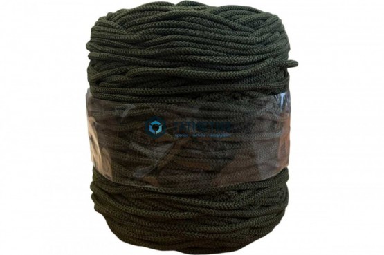 Шнур плетеный п/п прорезиненный 3,5мм хаки |  «ТАТМЕТИЗ» Шнур плетеный п/п прорезиненный 3,5мм хаки -  магазин крепежа «ТАТМЕТИЗ»