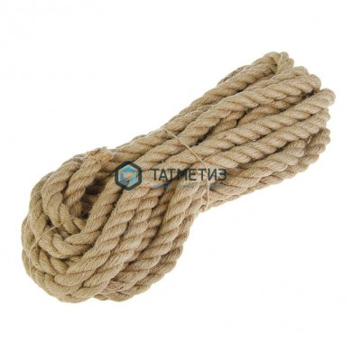 Канат крученый джутовый 18 мм |  «ТАТМЕТИЗ» Канат крученый джутовый 18 мм -  магазин крепежа «ТАТМЕТИЗ»