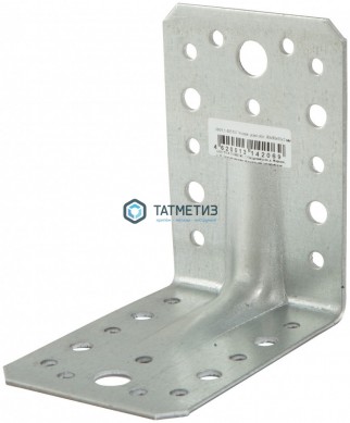 Усиленный уголок 105x105x90x2,5 mm KP21 |  «ТАТМЕТИЗ» Усиленный уголок 105x105x90x2,5 mm KP21 -  магазин крепежа «ТАТМЕТИЗ»