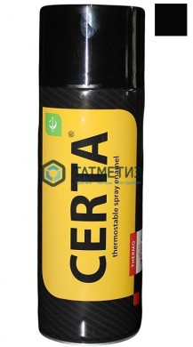 Эмаль термостойкая, антикор., ЧЕРНАЯ, АЭРОЗОЛЬ, 520мл, Церта |  «ТАТМЕТИЗ» Эмаль термостойкая, антикор., ЧЕРНАЯ, АЭРОЗОЛЬ, 520мл, Церта -  магазин крепежа «ТАТМЕТИЗ»