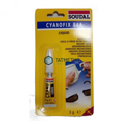 Клей секундный CYANOFIX 84A  3 г / 12 |  «ТАТМЕТИЗ» Клей секундный CYANOFIX 84A  3 г / 12 -  магазин крепежа «ТАТМЕТИЗ»