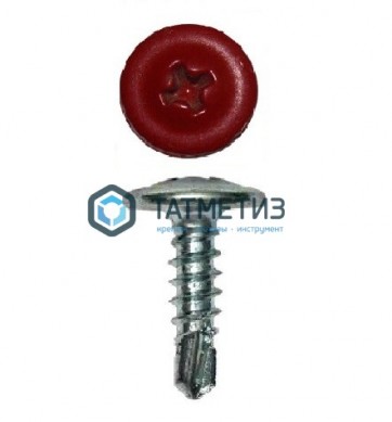 Саморез п/ш сверло 4,2x16  RAL 3003 |  «ТАТМЕТИЗ» Саморез п/ш сверло 4,2x16  RAL 3003 -  магазин крепежа «ТАТМЕТИЗ»