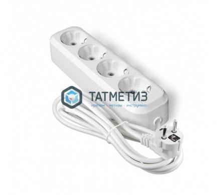 Удлинитель бытовой 4х3м с/з, 13А, ПВС 3х1,0, АВС-пластик Universal E-304 |  «ТАТМЕТИЗ» Удлинитель бытовой 4х3м с/з, 13А, ПВС 3х1,0, АВС-пластик Universal E-304 -  магазин крепежа «ТАТМЕТИЗ»