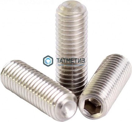 Винт установочный с засверл. концом, внутренний шестигранник ИСО 4029 (ДИН 916) А2 M 4X 8 |  «ТАТМЕТИЗ» Винт установочный с засверл. концом, внутренний шестигранник ИСО 4029 (ДИН 916) А2 M 4X 8 -  магазин крепежа «ТАТМЕТИЗ»