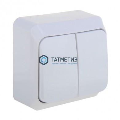 Выключатель 2-кл. ОП Этюд 10А бел. SchE BA10-002B |  «ТАТМЕТИЗ» Выключатель 2-кл. ОП Этюд 10А бел. SchE BA10-002B -  магазин крепежа «ТАТМЕТИЗ»