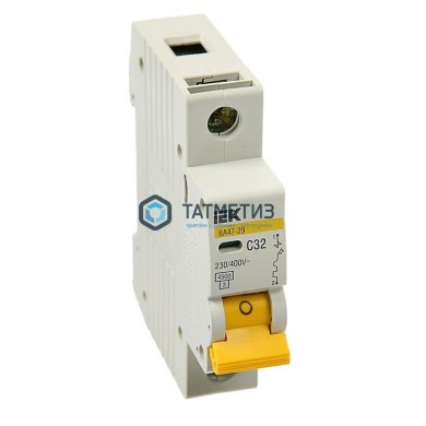 Выключатель авт. мод. 1п C 32А ВА 47-29 4.5кА MVA20-1-032-C ИЭК |  «ТАТМЕТИЗ» Выключатель авт. мод. 1п C 32А ВА 47-29 4.5кА MVA20-1-032-C ИЭК -  магазин крепежа «ТАТМЕТИЗ»