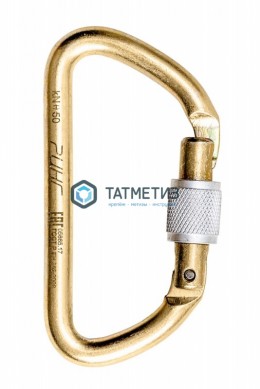 Карабин трапеция 50 кн сталь ринг |  «ТАТМЕТИЗ» Карабин трапеция 50 кн сталь ринг -  магазин крепежа «ТАТМЕТИЗ»