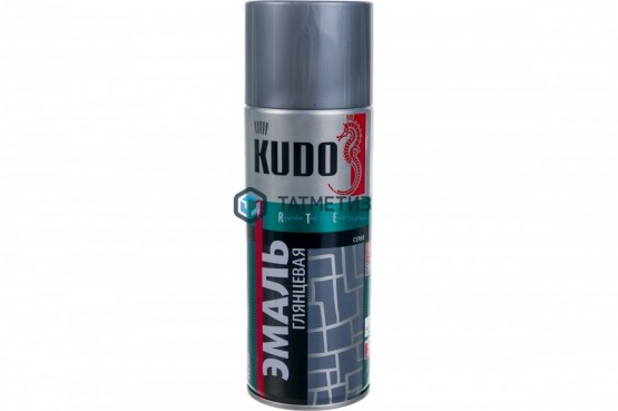 Краска аэроз. KUDO 520 мл. №1018  СЕРАЯ  RAL 7040 |  «ТАТМЕТИЗ» Краска аэроз. KUDO 520 мл. №1018  СЕРАЯ  RAL 7040 -  магазин крепежа «ТАТМЕТИЗ»
