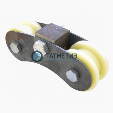 Каретка роликовая КАПРОЛОН под ТРУБУ (профильн.) 20х20 d 70 |  «ТАТМЕТИЗ» Каретка роликовая КАПРОЛОН под ТРУБУ (профильн.) 20х20 d 70 -  магазин крепежа «ТАТМЕТИЗ»