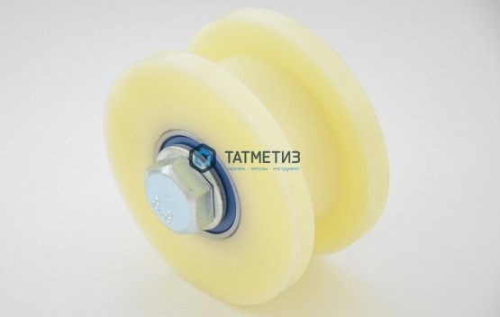 Ролик КАПРОЛОН d 70мм под ТРУБУ (профильн.) 20х20 |  «ТАТМЕТИЗ» Ролик КАПРОЛОН d 70мм под ТРУБУ (профильн.) 20х20 -  магазин крепежа «ТАТМЕТИЗ»