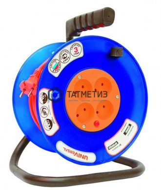 Удлинитель на кат. 4х30м б/з 10А IP20 ВЕМ-250 термо ПВС 2х1,0 UNIVersal |  «ТАТМЕТИЗ» Удлинитель на кат. 4х30м б/з 10А IP20 ВЕМ-250 термо ПВС 2х1,0 UNIVersal -  магазин крепежа «ТАТМЕТИЗ»