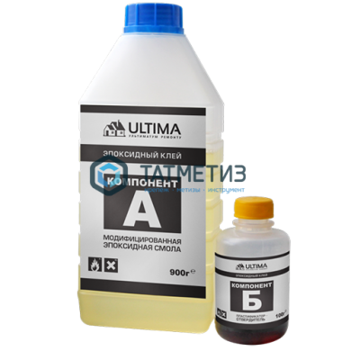 Клей эпоксидный на основе эпоксидной смолы 1000 гр Ultima |  «ТАТМЕТИЗ» Клей эпоксидный на основе эпоксидной смолы 1000 гр Ultima -  магазин крепежа «ТАТМЕТИЗ»