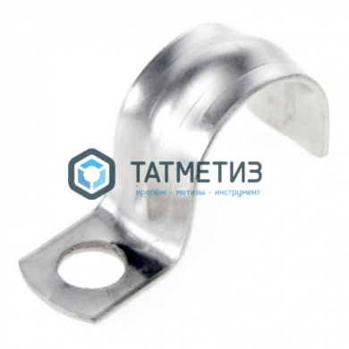 Скоба однолапковая, цинк 25-26 мм, отв. d 6,5мм (100 шт/уп) |  «ТАТМЕТИЗ» Скоба однолапковая, цинк 25-26 мм, отв. d 6,5мм (100 шт/уп) -  магазин крепежа «ТАТМЕТИЗ»