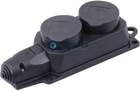 Колодка удлинителя 2-м Омега РБ32-1-0м с защ. крышкой IP44 каучук IEK |  «ТАТМЕТИЗ» Колодка удлинителя 2-м Омега РБ32-1-0м с защ. крышкой IP44 каучук IEK -  магазин крепежа «ТАТМЕТИЗ»