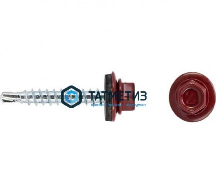 Саморез окраш.кров. 5,5х19 /3005/  (4000 шт/уп)  ТК |  «ТАТМЕТИЗ» Саморез окраш.кров. 5,5х19 /3005/  (4000 шт/уп)  ТК -  магазин крепежа «ТАТМЕТИЗ»