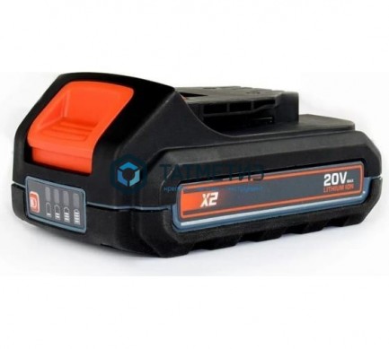Аккумулятор B25X2 (20В, Li-Ion, 2.5 Ач) SENIX X2 |  «ТАТМЕТИЗ» Аккумулятор B25X2 (20В, Li-Ion, 2.5 Ач) SENIX X2 -  магазин крепежа «ТАТМЕТИЗ»