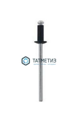 Заклепки ZK ал/ст 4,0x10 RAL 9005 (1000 шт/уп) черный антрацит |  «ТАТМЕТИЗ» Заклепки ZK ал/ст 4,0x10 RAL 9005 (1000 шт/уп) черный антрацит -  магазин крепежа «ТАТМЕТИЗ»