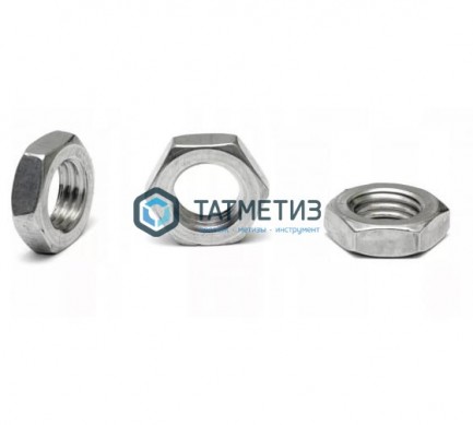 Гайка низкая DIN 439, оц М20  ( 650 шт/уп) МН |  «ТАТМЕТИЗ» Гайка низкая DIN 439, оц М20  ( 650 шт/уп) МН -  магазин крепежа «ТАТМЕТИЗ»
