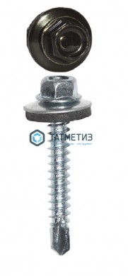 Саморез окраш.кров. 4,8х35 /9005/  (3500 шт/уп)  ТК черный янтарь |  «ТАТМЕТИЗ» Саморез окраш.кров. 4,8х35 /9005/  (3500 шт/уп)  ТК черный янтарь -  магазин крепежа «ТАТМЕТИЗ»