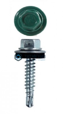 Саморез окраш.кров. 5,5х25 /6026/ (250 шт/уп) ТК |  «ТАТМЕТИЗ» Саморез окраш.кров. 5,5х25 /6026/ (250 шт/уп) ТК -  магазин крепежа «ТАТМЕТИЗ»