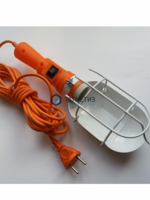 Светильник переносной ЛСУ-1 ШВВП 2х0.75 с решеткой 5м 220В |  «ТАТМЕТИЗ» Светильник переносной ЛСУ-1 ШВВП 2х0.75 с решеткой 5м 220В -  магазин крепежа «ТАТМЕТИЗ»