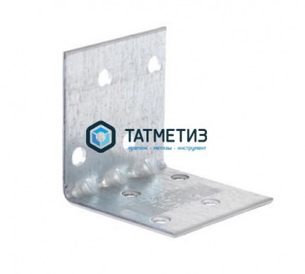 Усиленный монтажный уголок 40x40x40x1,5 mm RKMP1 |  «ТАТМЕТИЗ» Усиленный монтажный уголок 40x40x40x1,5 mm RKMP1 -  магазин крепежа «ТАТМЕТИЗ»