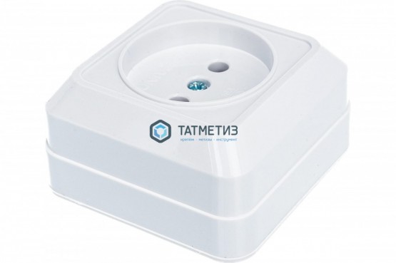 Розетка 1-м ОП Олимп 16А без заземл. IP20 белая UNIVersal |  «ТАТМЕТИЗ» Розетка 1-м ОП Олимп 16А без заземл. IP20 белая UNIVersal -  магазин крепежа «ТАТМЕТИЗ»