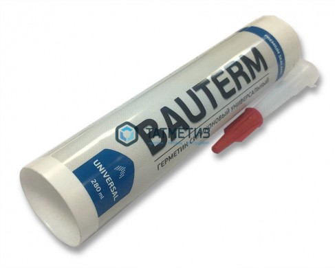 Герметик силиконовый BAUTERM СЕРЫЙ 280мл / 12 |  «ТАТМЕТИЗ» Герметик силиконовый BAUTERM СЕРЫЙ 280мл / 12 -  магазин крепежа «ТАТМЕТИЗ»