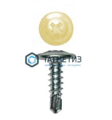 Саморез п/ш сверло 4,2x16  RAL 1014 |  «ТАТМЕТИЗ» Саморез п/ш сверло 4,2x16  RAL 1014 -  магазин крепежа «ТАТМЕТИЗ»