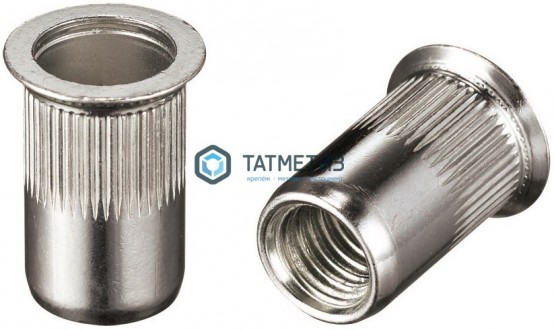 Заклепка резьбовая потайной борт М 4  ( 600 шт/уп)  ТК |  «ТАТМЕТИЗ» Заклепка резьбовая потайной борт М 4  ( 600 шт/уп)  ТК -  магазин крепежа «ТАТМЕТИЗ»