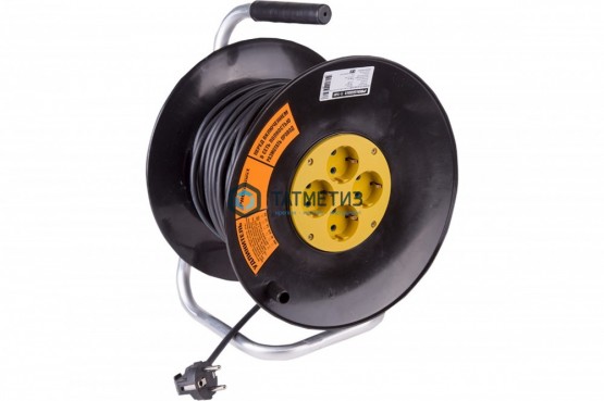 Удлинитель силовой на катушке 4 гнезда с/з 20 м 3х1,5мм², OPTIMA PROCONNECT |  «ТАТМЕТИЗ» Удлинитель силовой на катушке 4 гнезда с/з 20 м 3х1,5мм², OPTIMA PROCONNECT -  магазин крепежа «ТАТМЕТИЗ»