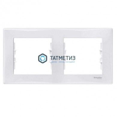 Рамка 2-м Sedna горизонт. бел. SchE SDN5800321 |  «ТАТМЕТИЗ» Рамка 2-м Sedna горизонт. бел. SchE SDN5800321 -  магазин крепежа «ТАТМЕТИЗ»