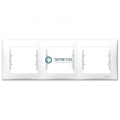 Рамка 3-м Sedna горизонт. бел. SchE SDN5800521 |  «ТАТМЕТИЗ» Рамка 3-м Sedna горизонт. бел. SchE SDN5800521 -  магазин крепежа «ТАТМЕТИЗ»
