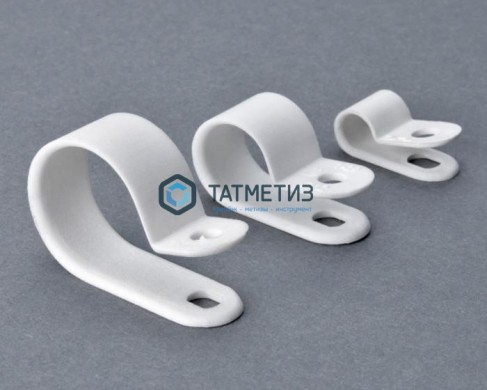 Серьга д/кабеля D12 БЕЛАЯ  (500 шт/уп) |  «ТАТМЕТИЗ» Серьга д/кабеля D12 БЕЛАЯ  (500 шт/уп) -  магазин крепежа «ТАТМЕТИЗ»