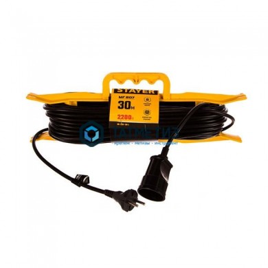 Удлинитель на рамке 1 гнездо б/з 30 м 2х0,75мм², STANDART PROCONNECT |  «ТАТМЕТИЗ» Удлинитель на рамке 1 гнездо б/з 30 м 2х0,75мм², STANDART PROCONNECT -  магазин крепежа «ТАТМЕТИЗ»