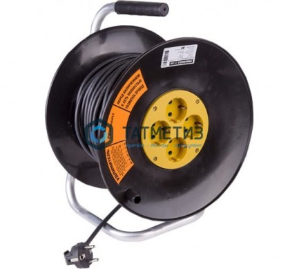 Удлинитель силовой на катушке 4 гнезда с/з 40 м 3х1,5мм², OPTIMA PROCONNECT |  «ТАТМЕТИЗ» Удлинитель силовой на катушке 4 гнезда с/з 40 м 3х1,5мм², OPTIMA PROCONNECT -  магазин крепежа «ТАТМЕТИЗ»
