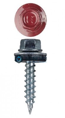 Саморез окрашенный кров. острый 4,8х19 /3011/ (250 шт/уп) ТК |  «ТАТМЕТИЗ» Саморез окрашенный кров. острый 4,8х19 /3011/ (250 шт/уп) ТК -  магазин крепежа «ТАТМЕТИЗ»